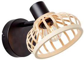 Brilliant - Настенна лампа NORAH 1xE14/28W/230V бамбук