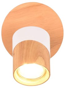 Бяло-кафява лампа за таван ø 6 cm Aruni - Trio