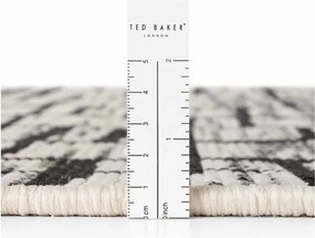 Черен/кремав кръгъл килим за открито и закрито ø 200 cm Haringey Crouch – Ted Baker