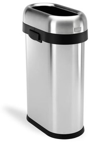 Кошче за отпадъци от неръждаема стомана 50 л - simplehuman