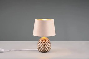 Бежова настолна лампа (височина 27 cm) Ariana - Reality