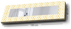 Стенно огледало с дървена рамка 40x120 cm - Wallity