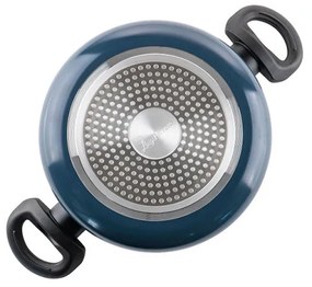 Тенджера Luigi Ferrero Prima FR-2244, 22x9.5 см, 3.1 л, Незалепващо покритие, Стъклен капак с отвор за пара, Индукция, Тъмносин