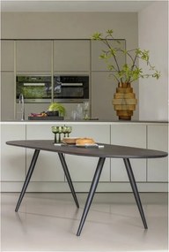 Трапезна маса с дъбова дървена плоскост 90x220 cm Tablo – WOOOD