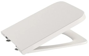 Седалка и капак, Roca, A80153265B, SQUARE за тоалетна чиния, със забавено падане