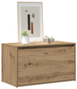 856753 vidaXL Пейка за коридор, 80x40x45 см, Дъб артизан, Инженерна дървесина