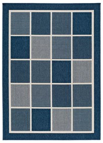 Син килим за открито Квадрати, 120 x 170 cm Nicol - Universal