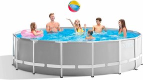 Intex - Басейн с метална конструкция Призма 457 х 122см 26726NP