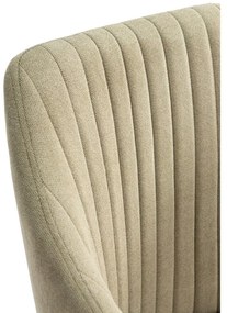 Светлозелени тапицирани трапезни столове в комплект 2 бр. Nadi – Marckeric