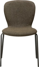 Тапициран трапезен стол в цвят каки Heap – DAN-FORM Denmark