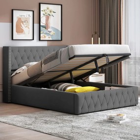 Тапицирано легло Zenmor-Сив