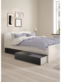 Черни чекмеджета за под леглото в комплект от 2 бр. 90x190/140x190 cm Naia – Tvilum