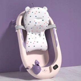 Сгъваема бебешка вана VAIANA PREMIUM с възглавница - повече цветове Бежово