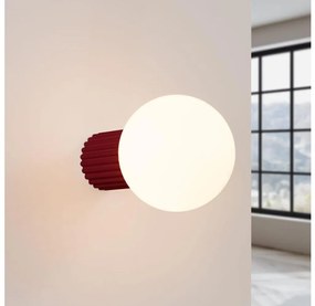 Sollux SL.1747 - Аплик за баня HALO 1xG9/8W/230V IP44 червен