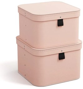 Картонени кутии за съхранение в комплект от 2 броя с капак Ludvig - Bigso Box of Sweden