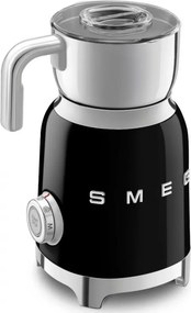 Уред за разпенване на мляко Smeg MFF11BLEU, 500 W, 600 мл, 8 програми, Подвижна кана, Автоматично изключване, Черен