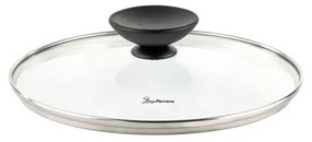 Тенджера Luigi Ferrero Prima FR-2244, 22x9.5 см, 3.1 л, Незалепващо покритие, Стъклен капак с отвор за пара, Индукция, Тъмносин