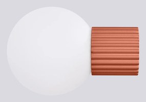 Оранжева стенна лампа ø 12 cm Orbital – Sollux