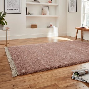 Розов килим на точки, 120 x 170 cm Boho - Think Rugs