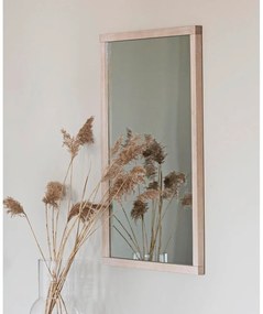 Стенно огледало масивно дърво 60x90 cm Lodur – Rowico