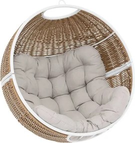 Висящо кресло Hesperide Orbiana, Таупе/Бяло