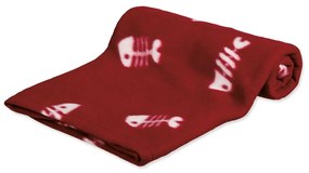 Червено одеяло за котка от флийс 100x70 cm Trixie Barney – Plaček Pet Products