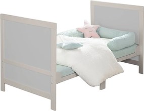 Сиво детско креватче 70x140 cm с регулируема височина Easy Sleep – Roba