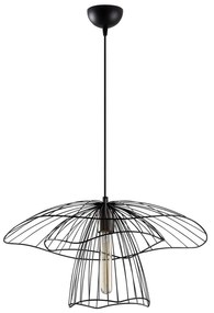 Черно висящо осветително тяло ø 50 cm Farac – Opviq lights