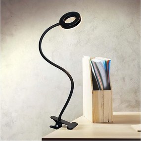 Brilagi -LED Димируема лампа с щипка ORBELA LED/8W/5V 3000/4000/5000K черна