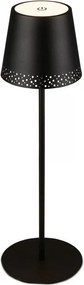 Brilo - LED презареждаема настолна лампа с докосване KIKI LED/2,6W/5V IP44 2600 mAh черна