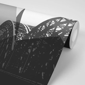 Тапет – Черно-бяла илюстрация на град Кьолн