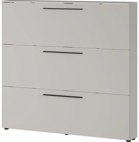 Сив и бежов шкаф за обувки с панти Utah - Germania