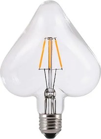 Лампа LED Filament E27 Heart 6W 2700K Dimmable