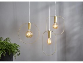 Висящо осветително тяло в златист цвят Shape – Star Trading