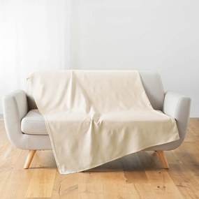 Бежово покривало за легло 220x240 cm Lucile – douceur d'intérieur