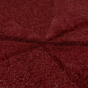Ръчно изработен вълнен килим в цвят бордо 160x230 cm Shard Red – Flair Rugs
