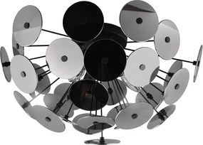 Матово черно таванно осветително тяло Discalgo - Trio