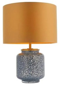 Endon 93067 - Настолна лампа ZINNIA 1xE27/10W/230V синя/златна