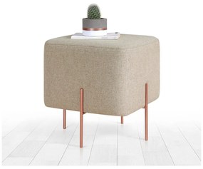 Бежова табуретка Copper – Artie