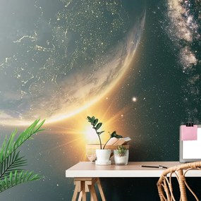 Самозалепващ тапет – Изглед от космоса