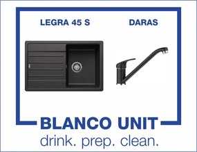Bundle Blanco Legra 45 S+Blanco Daras Цвят Антрацит Промо пакет мивка със смесител