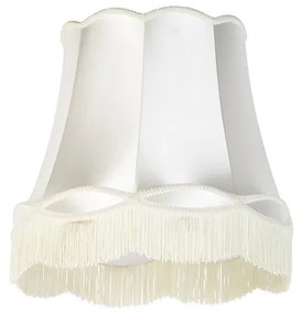 Копринен абажур кремав 45/30/44 - Баба