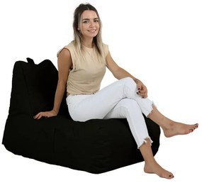 Градински пуф Trendy Comfort Bed Pouf, цвят Черен