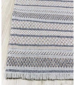 Сив и бежов памучен килим , 125 x 180 cm Casa - Oyo home