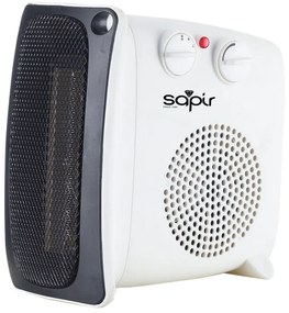 Вентилаторна печка Sapir SP-1970-B, 3 степени, 2000W, Регулируем термостат, Бял