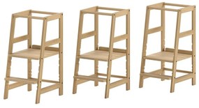 Учебна кула от масивен бук в естествен цвят Forrest – Vipack