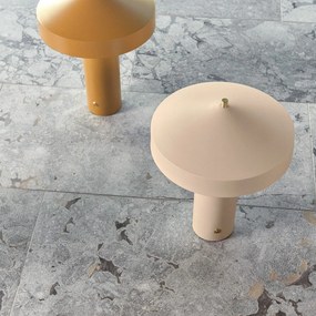 Кафяво-сива метална настолна лампа (височина 41 cm) Hatto – OYOY Living Design