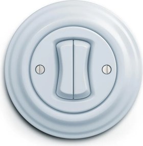 Kliklap - Ретро двоен ключ за стълбище с рамка № 6+6, син