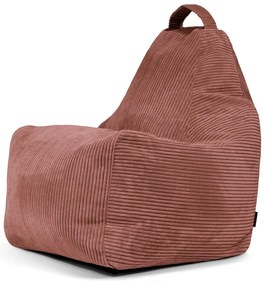 Пуф от рипсено кадифе в тухлен цвят Play Amuse – SLOWDOWN