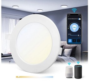 Aigostar - LED Димируема лампа за вграждане 12W/230V Ø 17 см Wi-Fi